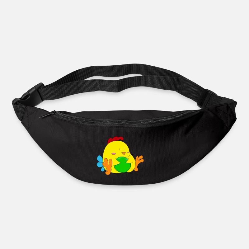 Hähnchen - Gürteltasche - Schwarz