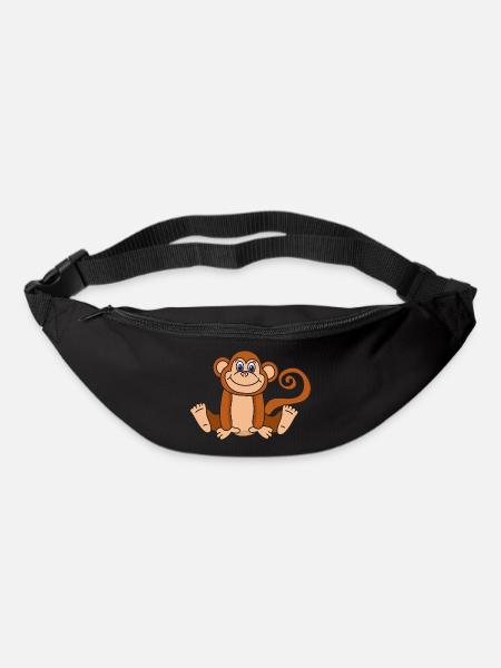 Affe - Gürteltasche - Schwarz