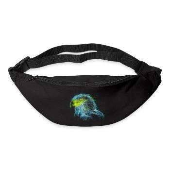 Moderner Adler - Gürteltasche - Schwarz - Vorne