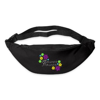 Flower power - Bum bag - black - Front