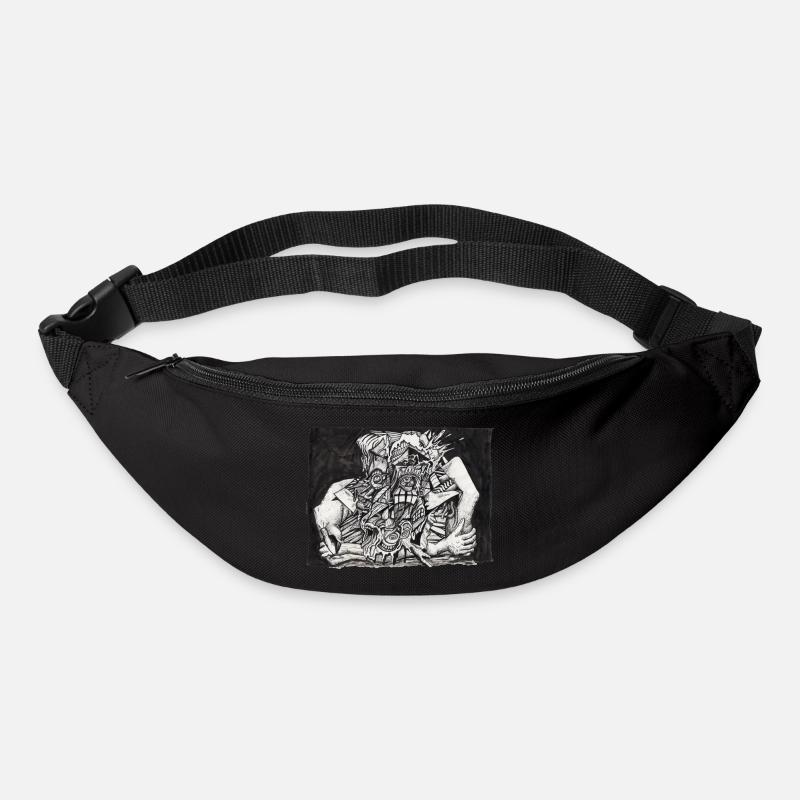 Dans la poignée - Sac banane - noir
