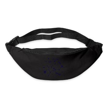 Schütze, Sagittarrius, Sternzeichen, Himmel - Gürteltasche - Schwarz - Vorne