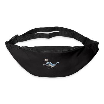 Prawn, shrimp, funny shrimp, aquarium, hobby - Bum bag - black - Front