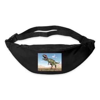 Dinosaure Giganotosaurus - Sac banane - noir - Devant