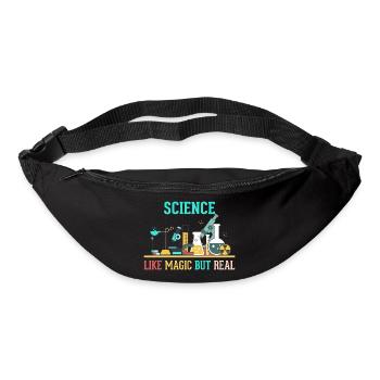 SCIENCE - LIKE MAGIC BUT REAL - Sac banane - noir - Devant