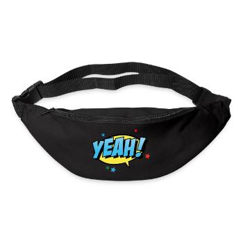 Yeah. - Gürteltasche - Schwarz - Vorne