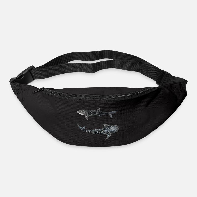 Requin baleine (Rhincodon typus) - Sac banane - noir