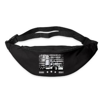 Trucker American Flag LKW-Fahrer - Gürteltasche - Schwarz - Vorne