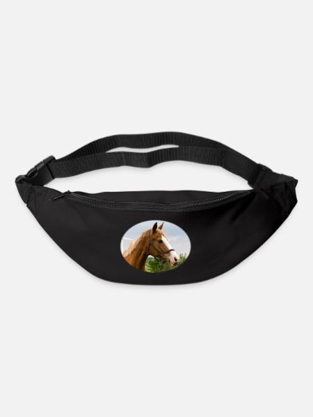 Cheval. Cheval. - Sac banane - noir