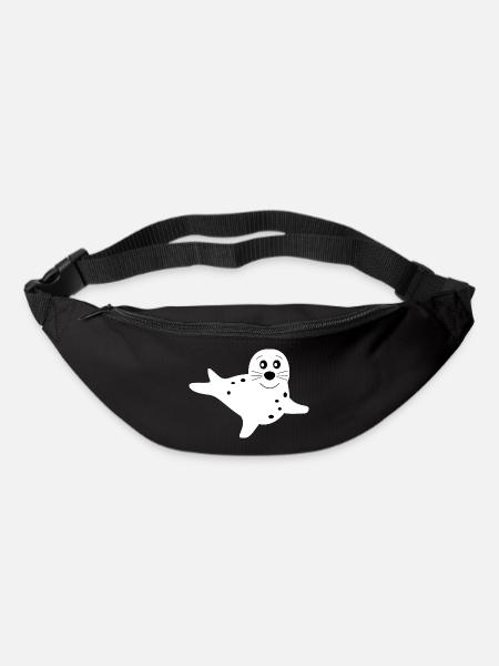 phoque phoque blanc phoques phoques animaux - Sac banane - noir