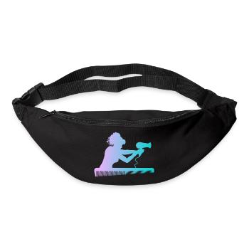 Friseurin - Gürteltasche - Schwarz - Vorne