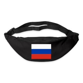 Drapeau russe - Sac banane - noir - Devant