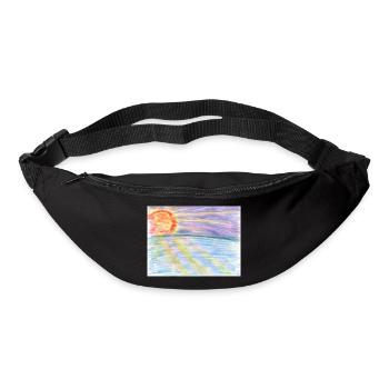 Sonnenuntergang - Gürteltasche - Schwarz - Vorne