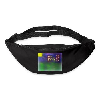 Stadt in der Dämmerung - Gürteltasche - Schwarz - Vorne