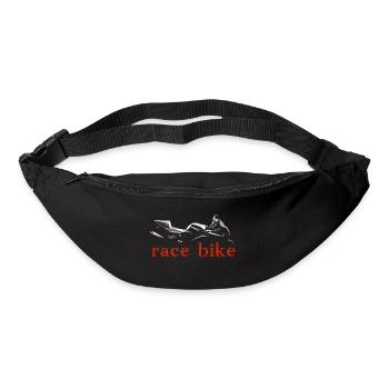 Race bike - Gürteltasche - Schwarz - Vorne