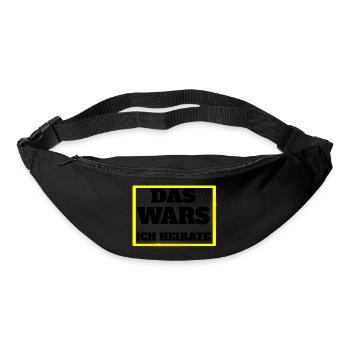 DAS WARS, ICH HEIRATE - Gürteltasche - Schwarz - Vorne