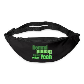 Tenue du Festival Remmidemmi - Sac banane - noir - Devant
