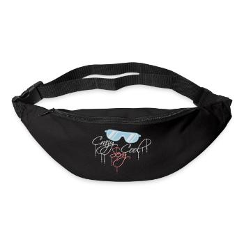 crazy sexy cool design - Bum bag - black - Front