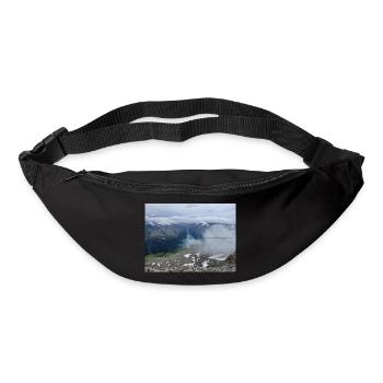 View of the Schlegeis reservoir - Bum bag - black - Front