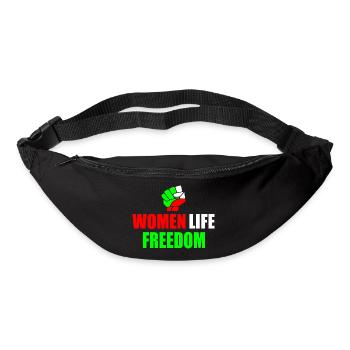 Women life freedom iran - Gürteltasche - Schwarz - Vorne