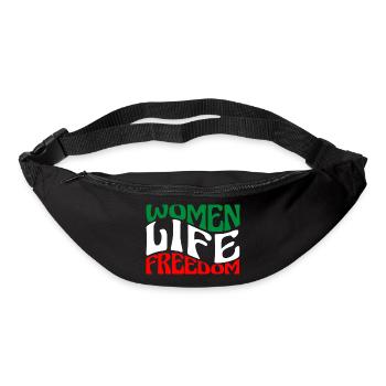 Cute Iranian Women - Women Life Freedom - Bum bag - black - Front