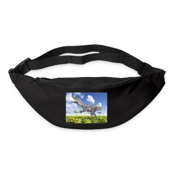 Dinosaure Allosaurus - Sac banane - noir - Devant