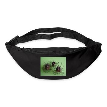 Capsules de cumin noir - herbes saines ... - Sac banane - noir - Devant