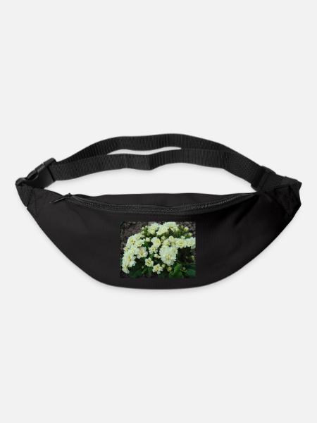 White filled scented primroses in spring - Bum bag - black