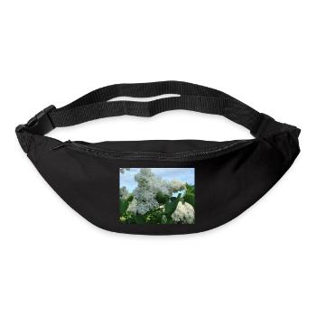 Lilas farci blanc - Sac banane - noir - Devant