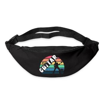 Musicien Guitare - Sac banane - noir - Devant