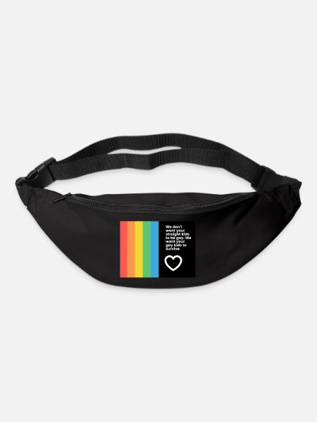Gay pride - Sac banane - noir