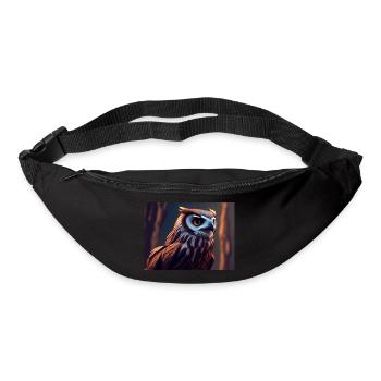 Hedwigs Freundin mystische Eule - Gürteltasche - Schwarz - Vorne