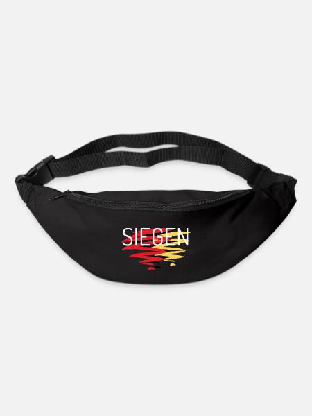 Siegen in Siegen (Siegen Deutschland Souvenir) - Gürteltasche - Schwarz
