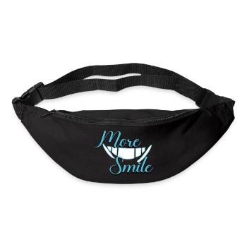 TSHIRT COOL. PLUS DE SOURIRE - Sac banane - noir - Devant