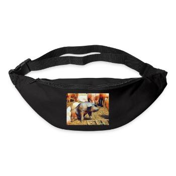 Cochon alors ! - Sac banane - noir - Devant