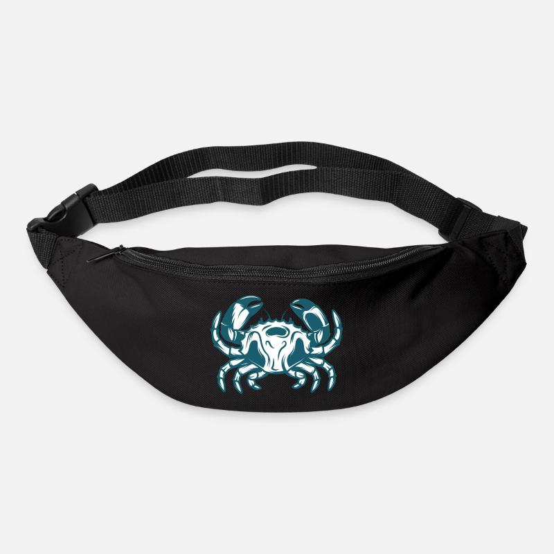 Meerestiere - Gürteltasche - Schwarz
