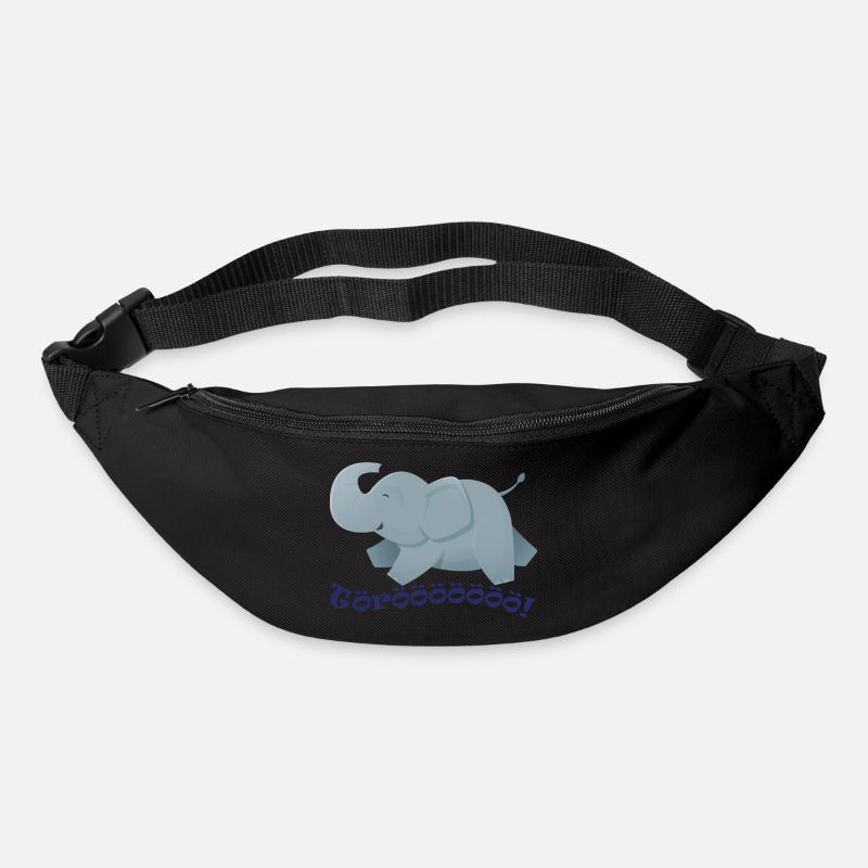 Wildtiere - Gürteltasche - Schwarz