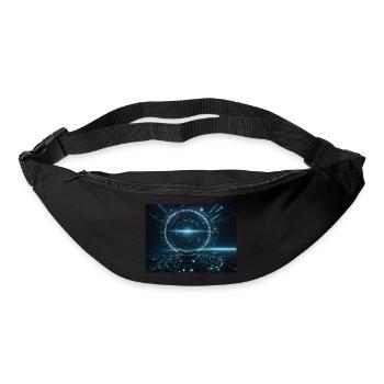 Synthesis of the future of technology - Bum bag - black - Front
