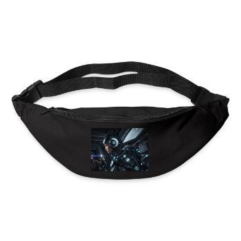 Synthesis of the future of technology - Bum bag - black - Front