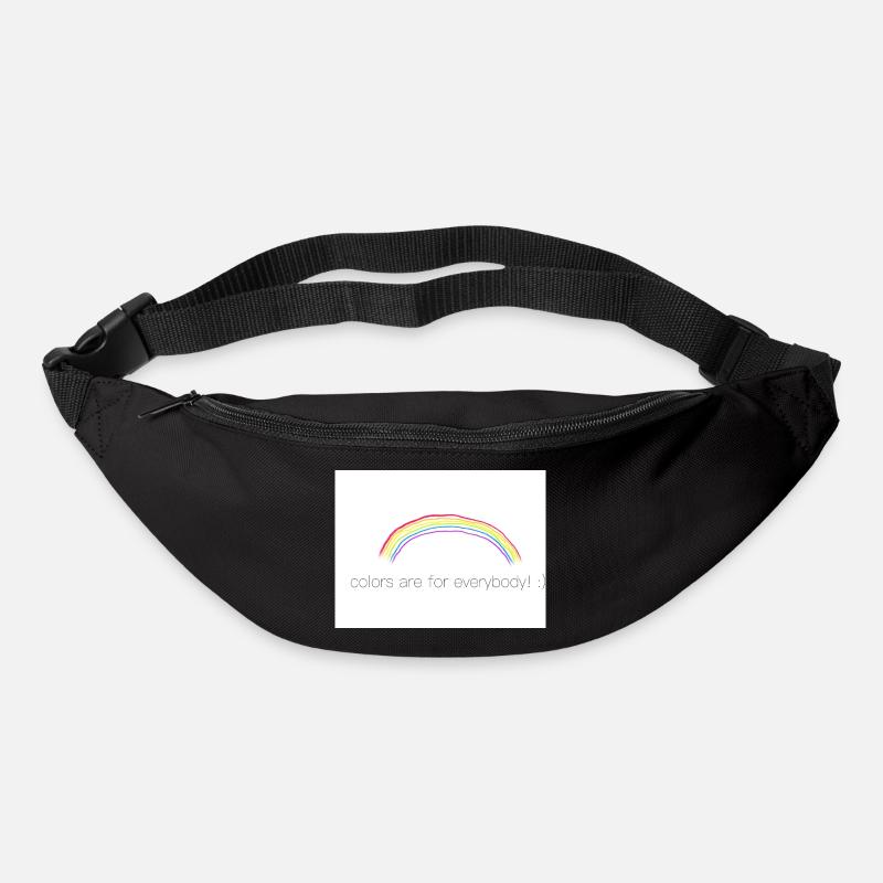 Rainbow - Gürteltasche - Schwarz
