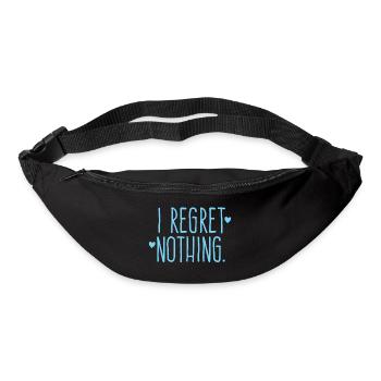 i regret nothing! - Bum bag - black - Front