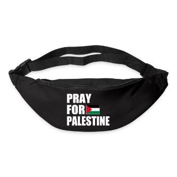 Pray for palestine - Gürteltasche - Schwarz - Vorne