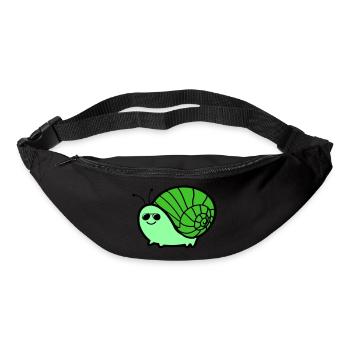 schnecke cool - Gürteltasche - Schwarz - Vorne