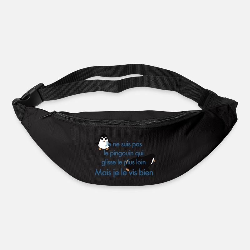 pingouin - Sac banane - noir