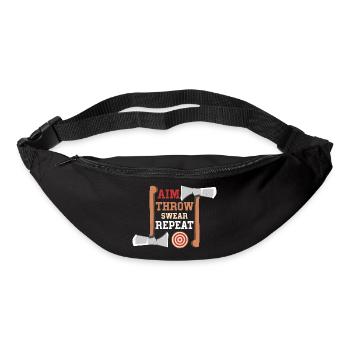 Aim Throw Jurer Repeat Hachette Lanceur de hache - Sac banane - noir - Devant