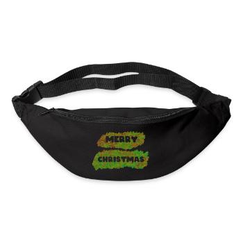 Joyeux Noël - Sac banane - noir - Devant