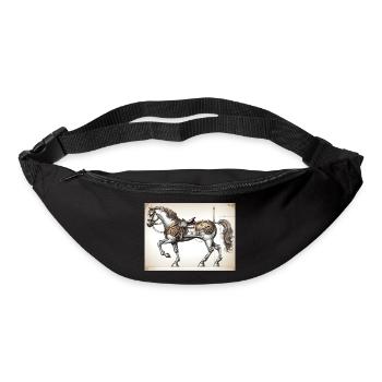 Mechanical Horse #2 - Bum bag - black - Front