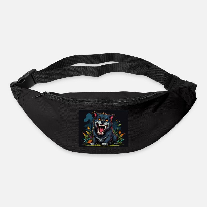 Hund - Gürteltasche - Schwarz