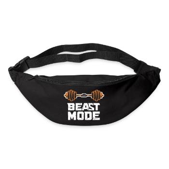 BEAST MOD GYM - Bum bag - black - Front