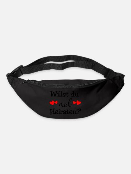 Will you marry me - Bum bag - black